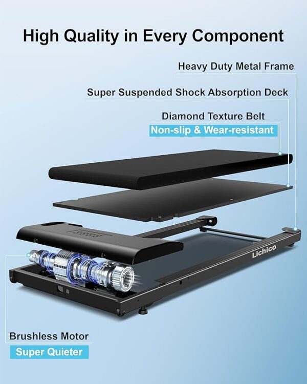 Walking Pad Under Desk Treadmill, - Image 2