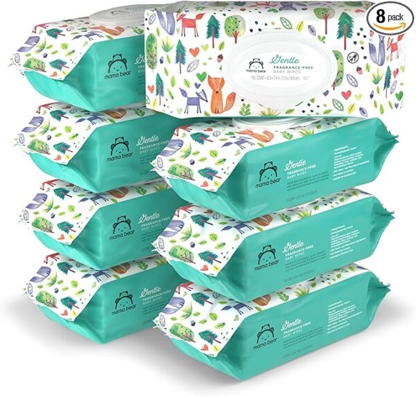 Amazon Brand - Mama Bear Gentle Fragrance Free Baby Wipes