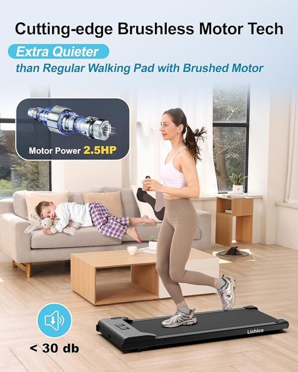 Walking Pad Under Desk Treadmill, - Image 3