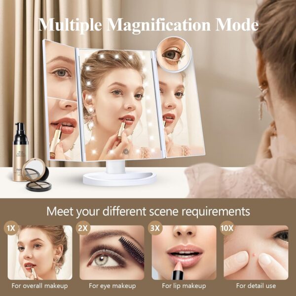 HUONUL Makeup Mirror Vanity Mirror with Lights,